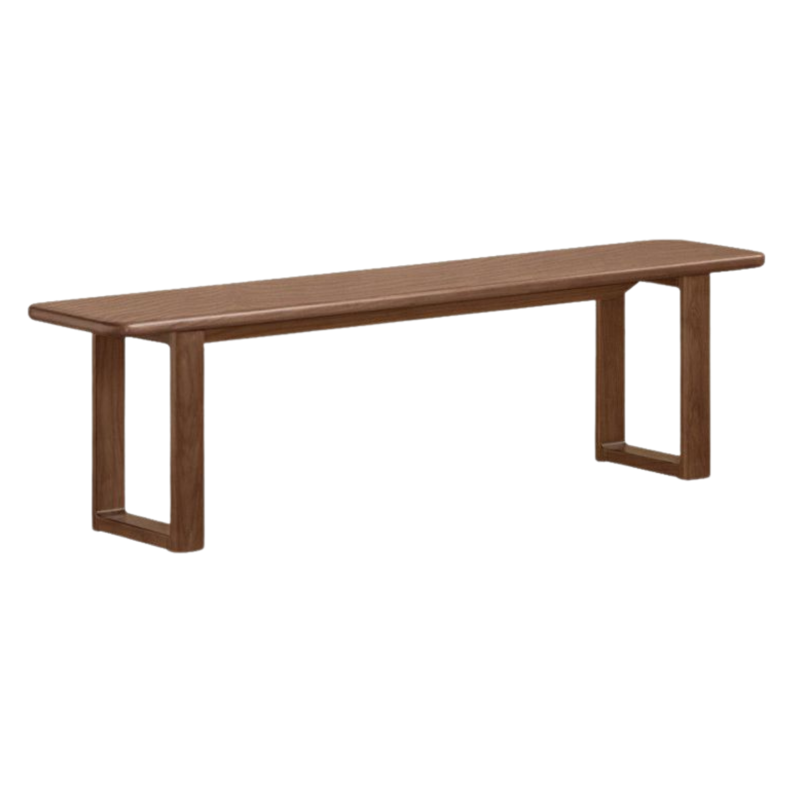 Black Walnut, White Ash Solid Wood Leisure Long Bench