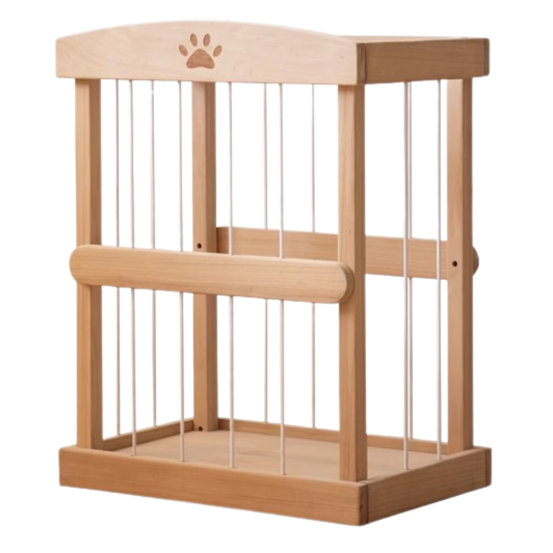 Poplar Solid Wood Kids Book, Toy Combination Storage Rack