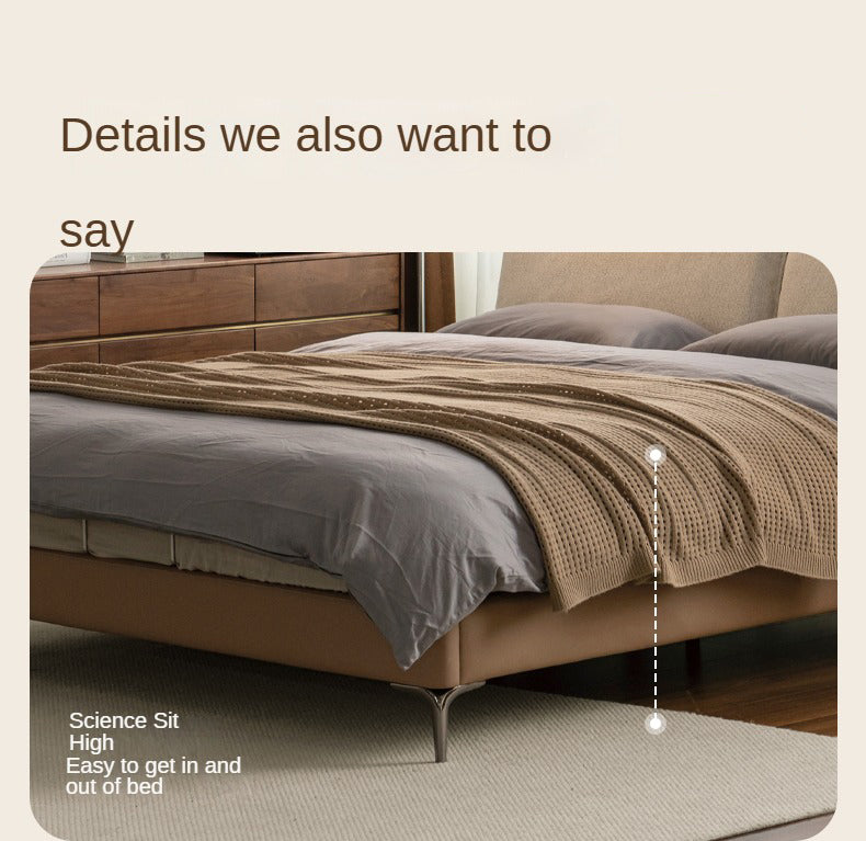 Fabric Bed Elephant Ear Soft Bed Nordic