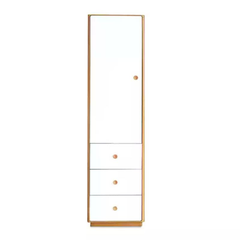 Poplar Solid Wood Modern Nordic Wardrobe