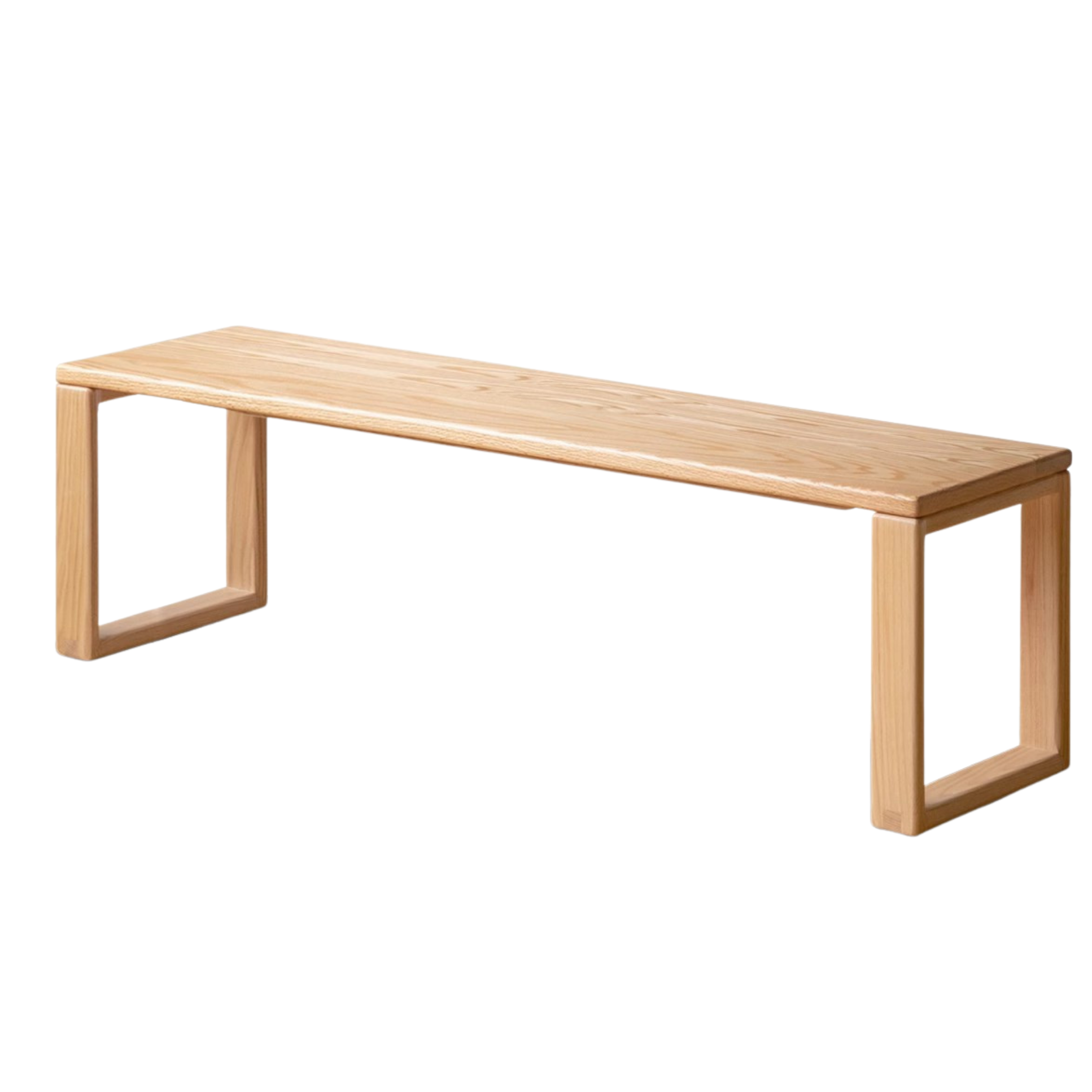 Ash, Oak, Cherry, Beech Solid Wood Long Bed end Bench