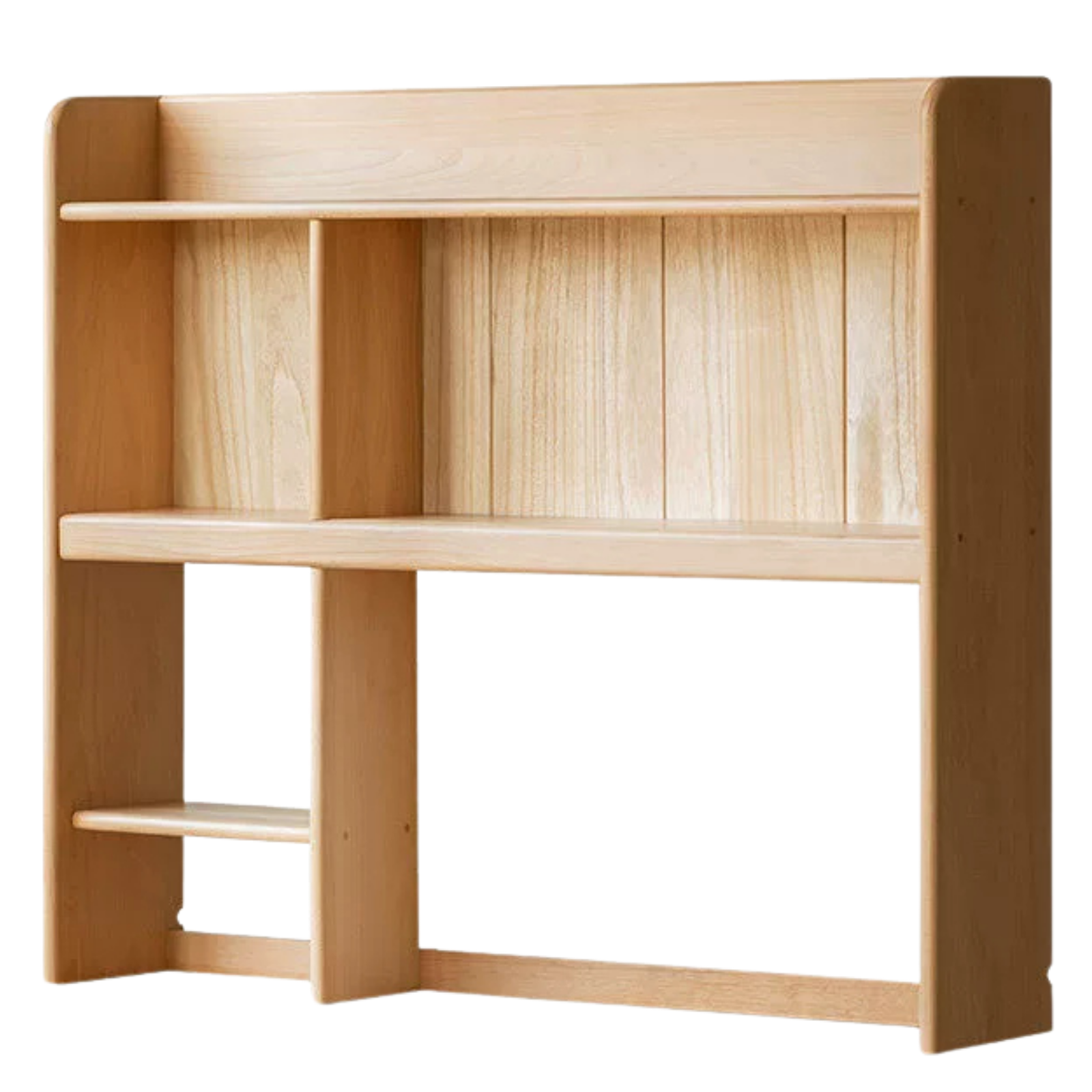 Beech, Oak, Tulipwood Solid Wood, Solid RubberWood Study Desk with Shelf