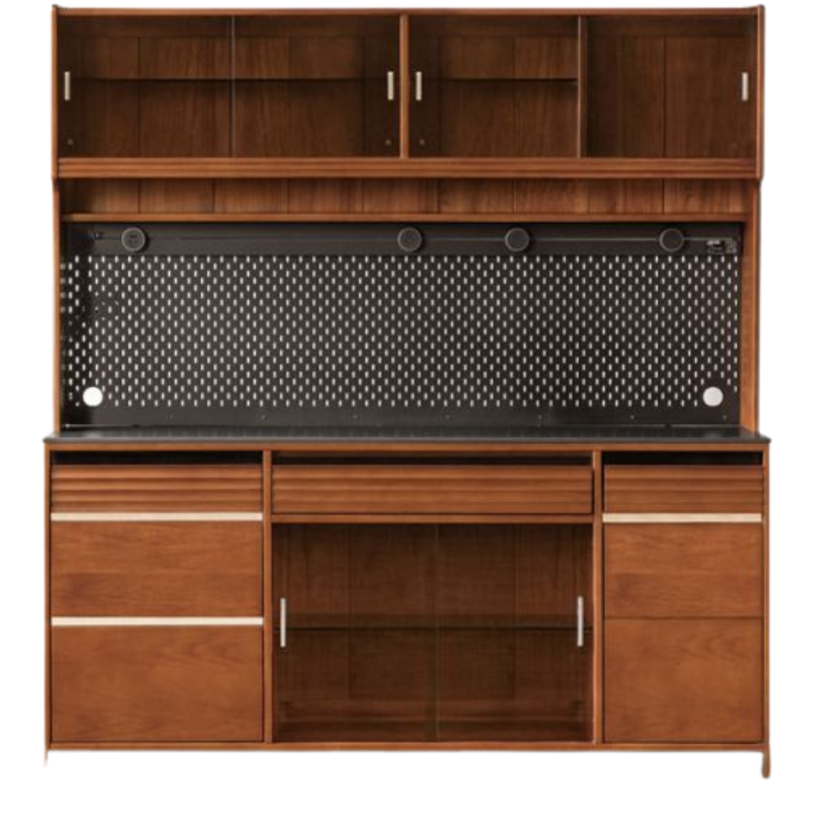 Tulipwood Solid Wood Bauhaus Rock Plate Sideboard