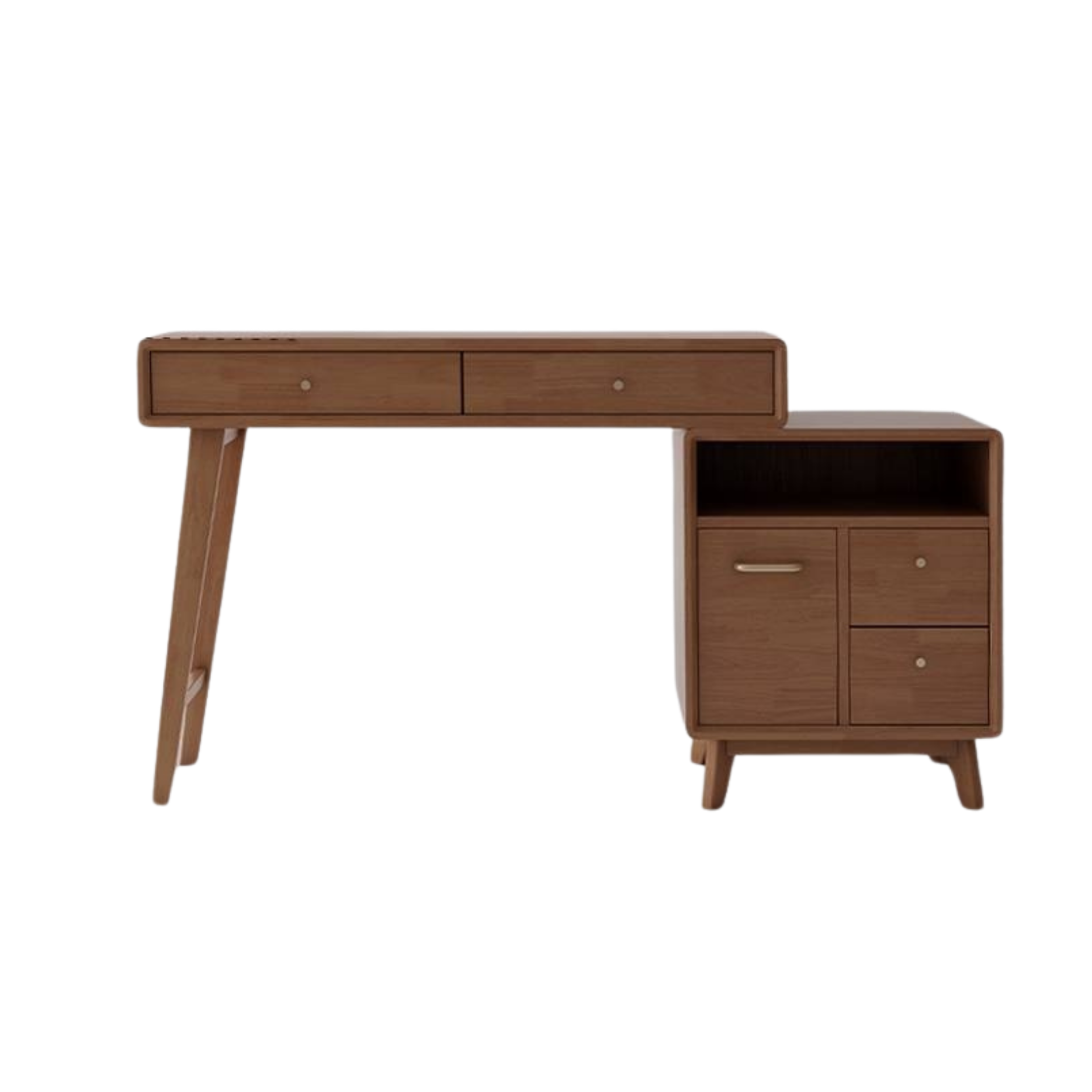 Oak, Rubberwood Dressing Table Telescopic