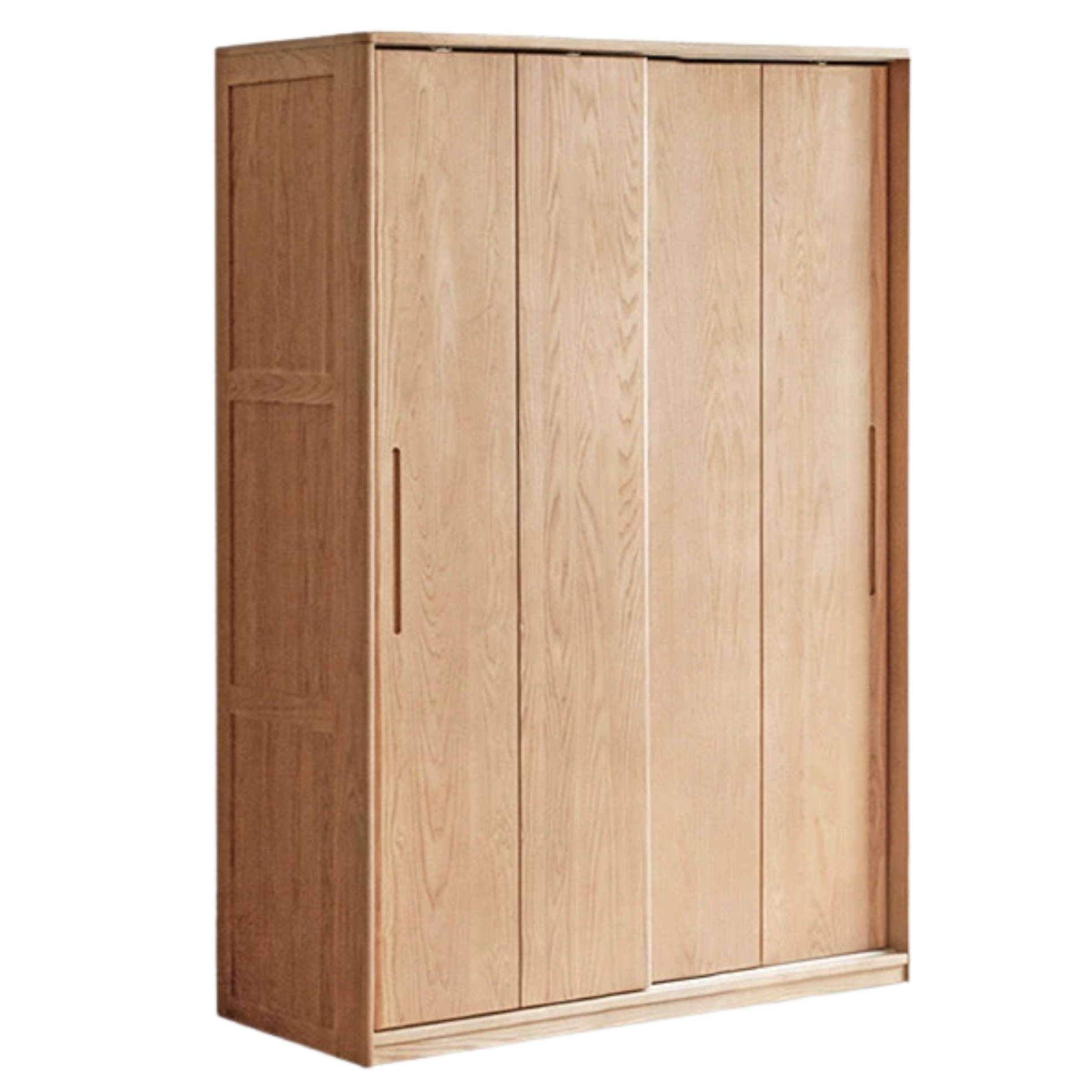 Oak, Ash, Manchurian Ash Solid Wood Wardrobe With Sliding Doors.