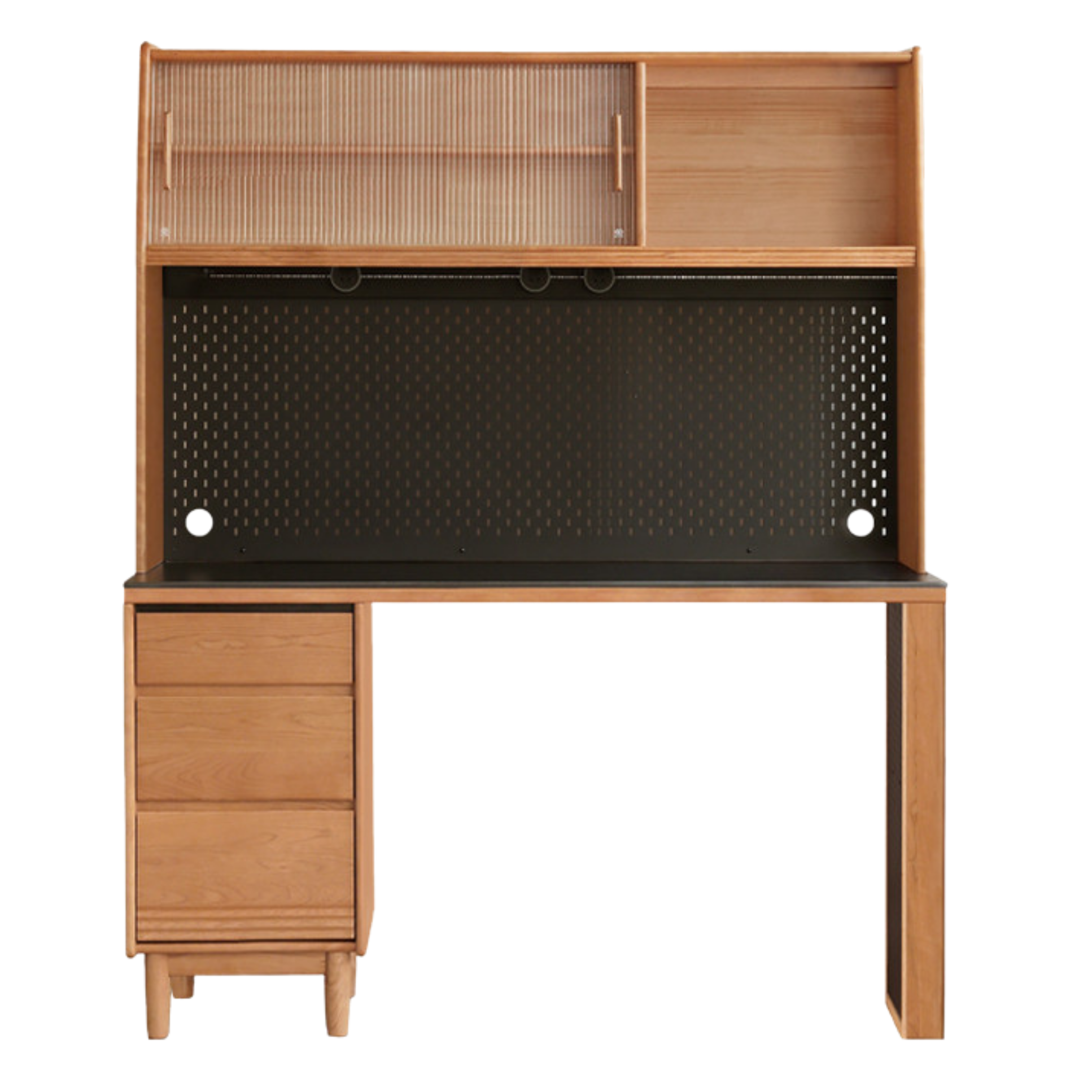Cherry Solid Wood Rock Plate Sideboard