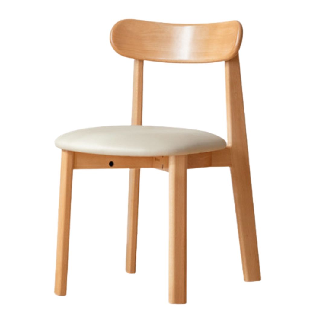 Beech, Oak Solid Wood Modern Dining Chairs