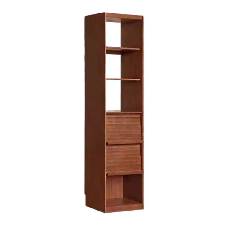 Rubber Solid Wood Bookcase Household Storage.