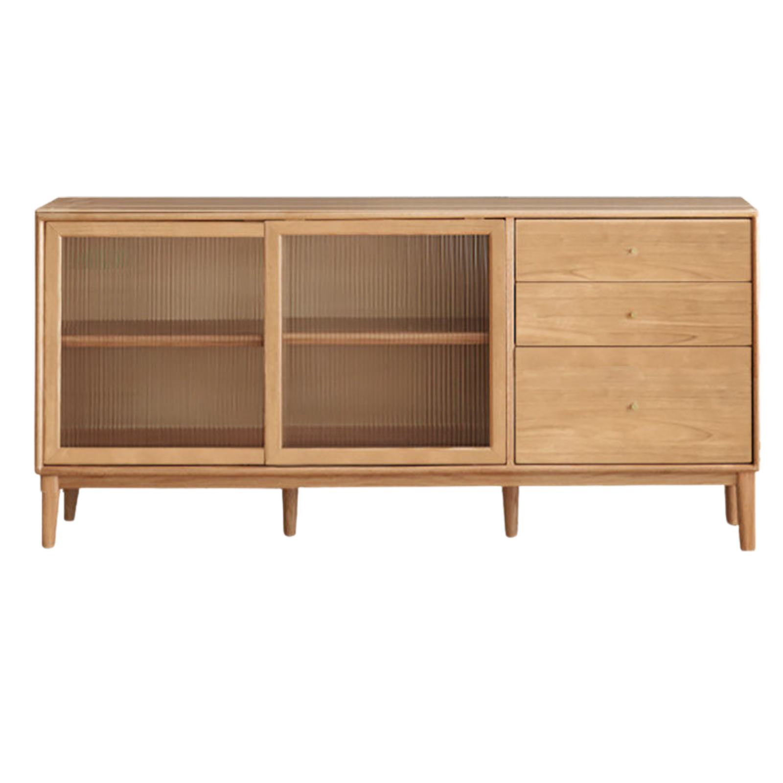 Solid Rubberwood, Oak, Beech Solid Wood Buffet Cabinet, Sideboard