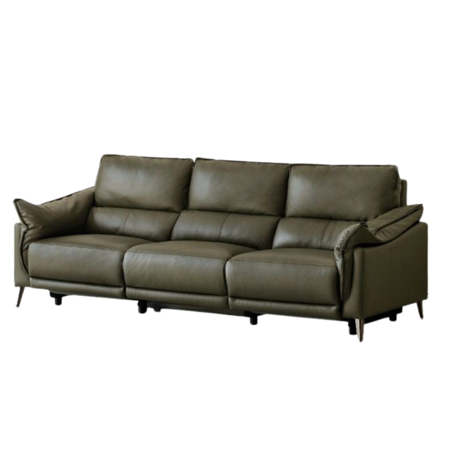 Genuine Leather Italian Style Zero-Wall Electric Recliner Sofa