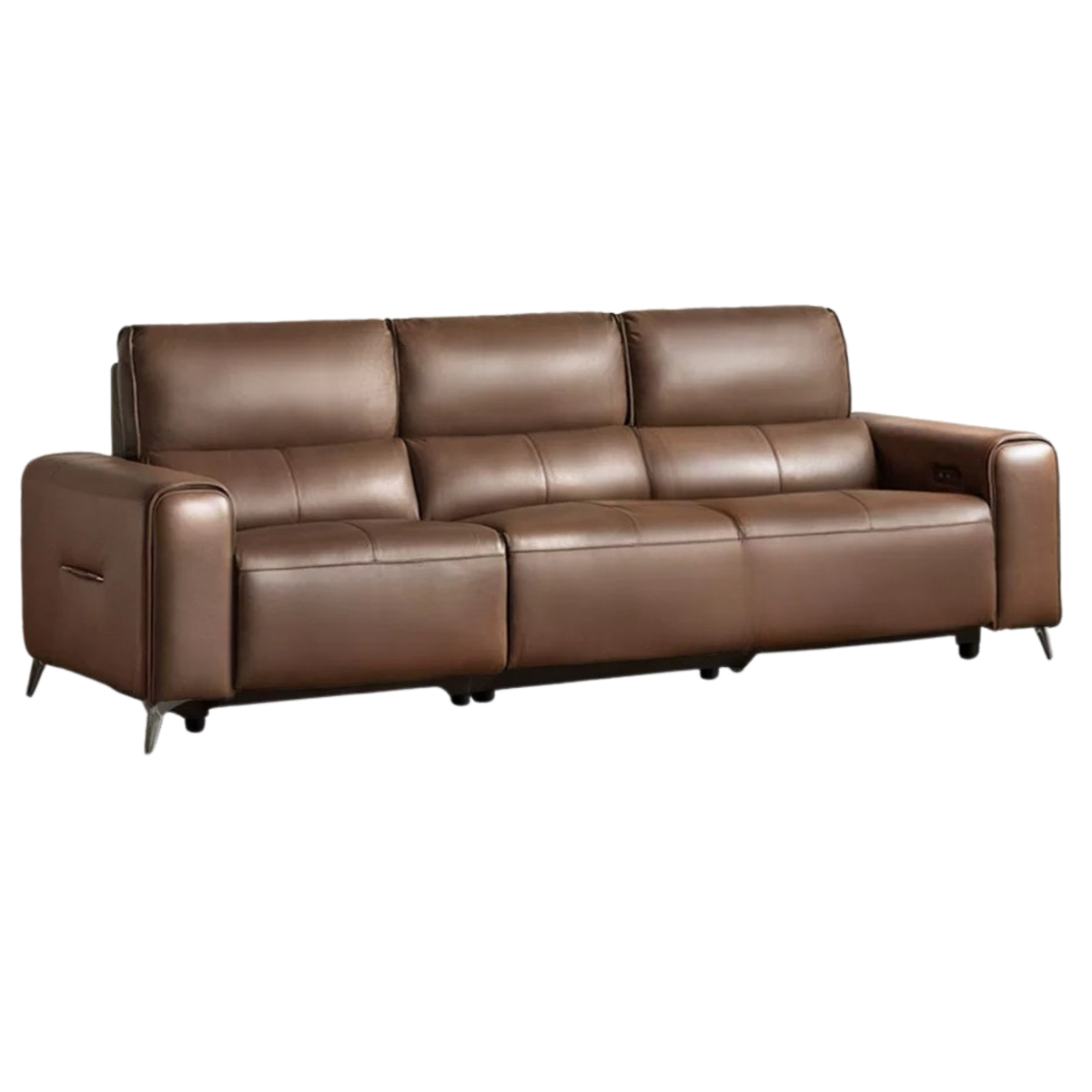 Genuine Leather High Back Electric Sofa