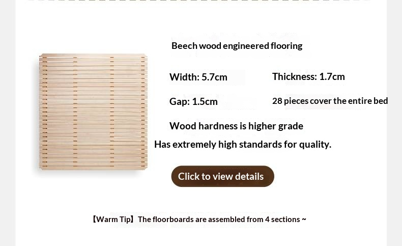 Black Walnut Solid Wood Genuine Leather Upholstered Bed