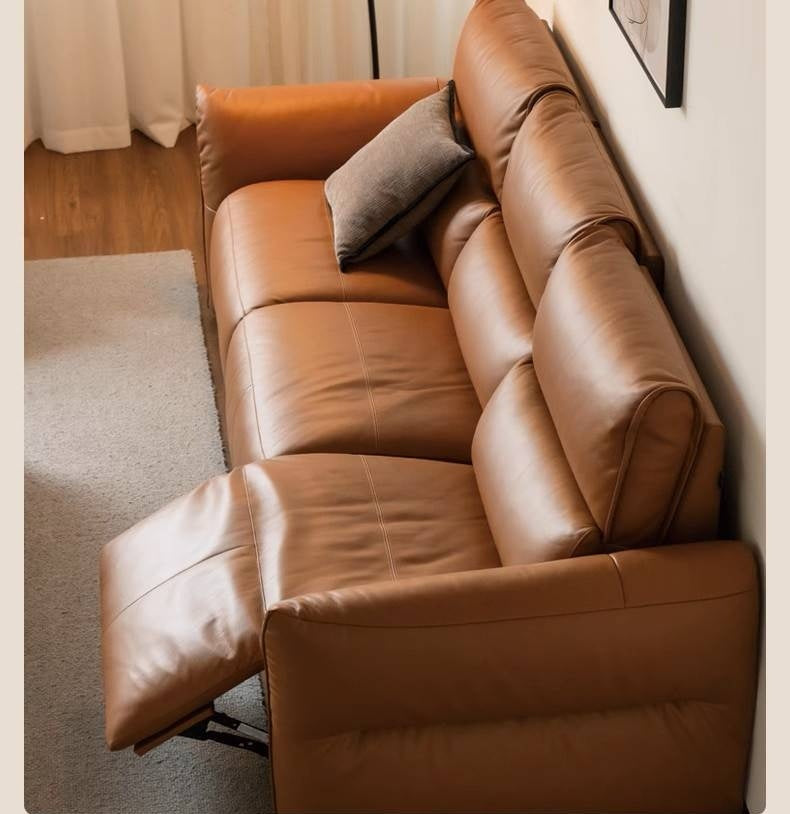 Genuine Leather Electric Luxury High Backrest Sofa