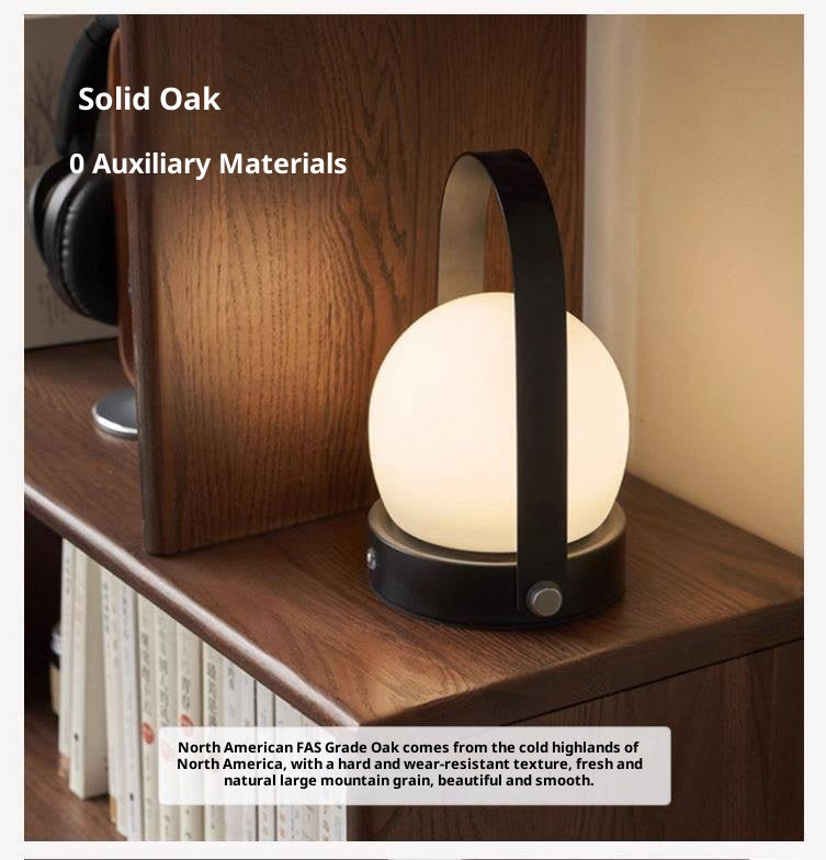 Oak Solid Wood Antique Bookshelf