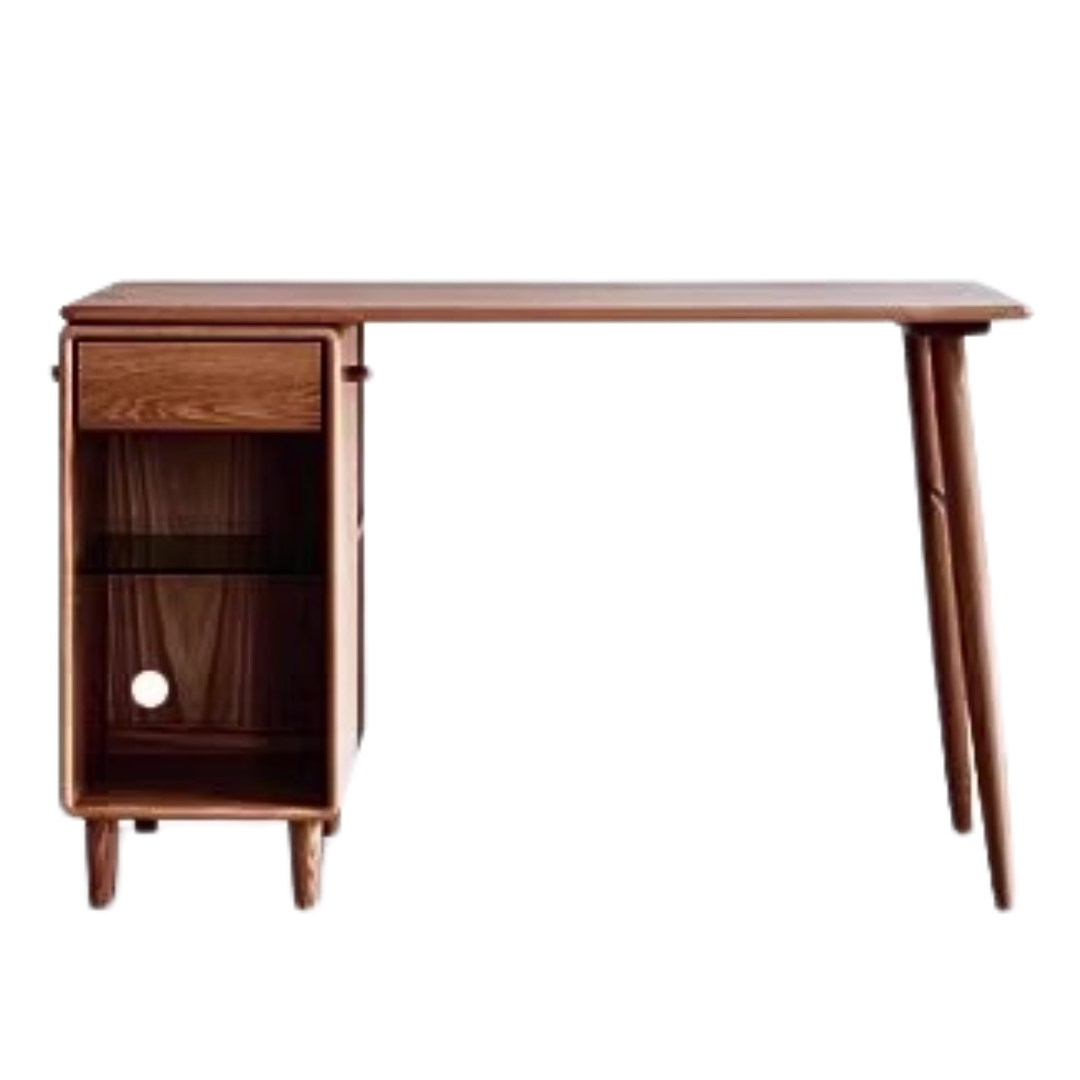 Oak, Solid Rubberwood Double Office Desk