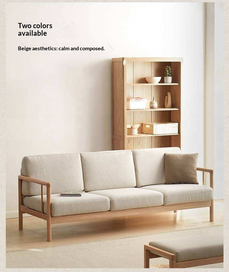 Ash Solid Wood Single Armchair