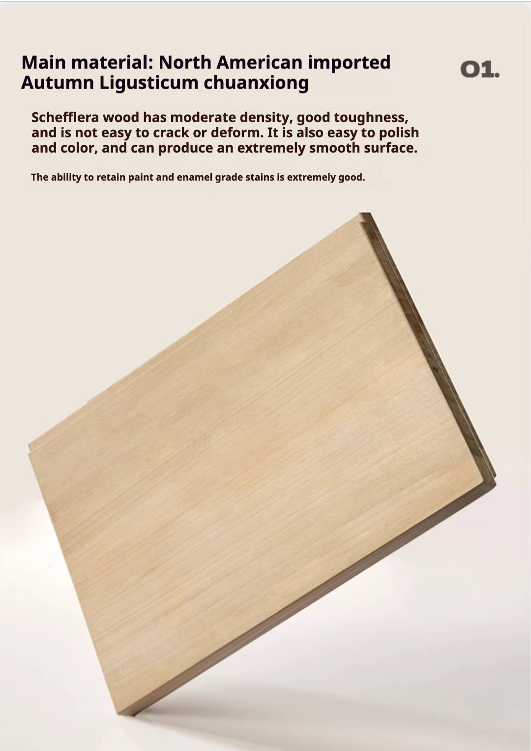 Poplar, Cherry Solid Wood Middle Ages Side Cabinet.