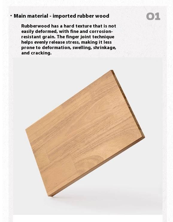 Solid RubberWood Classic Nightstand.