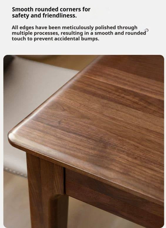 Black Walnut, Ash, Oak, Sandalwood Solid Wood Office Desk, Long Table