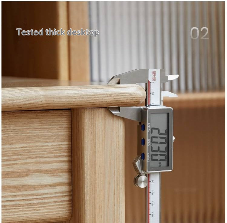 Ash Solid Wood Modern Multifunctional Office Desk