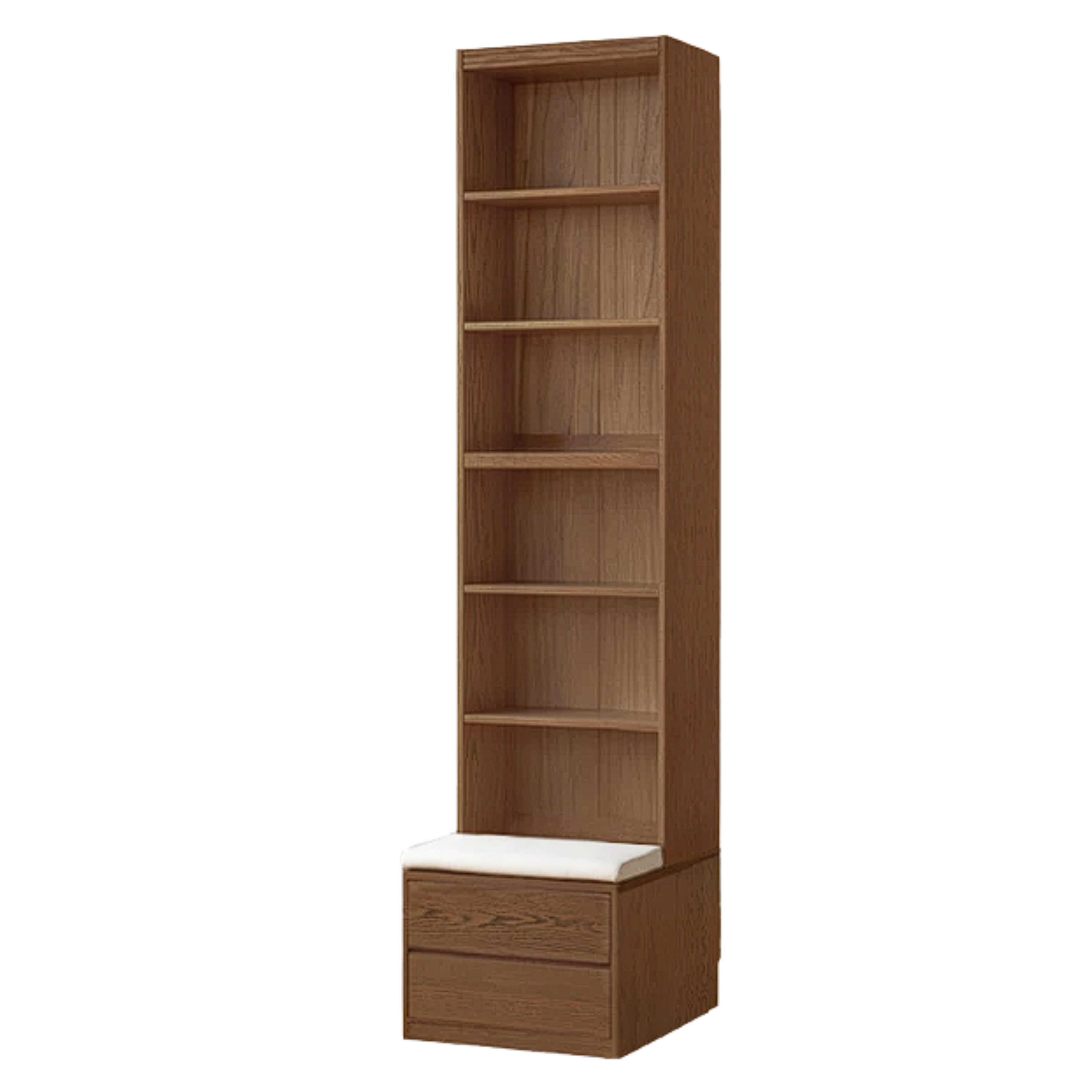Sandalwood, Oak, Ash Solid Wood Combination Bookcase