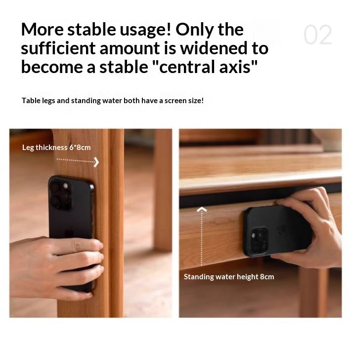 Cherry Solid Wood Vintage Style Dining Table