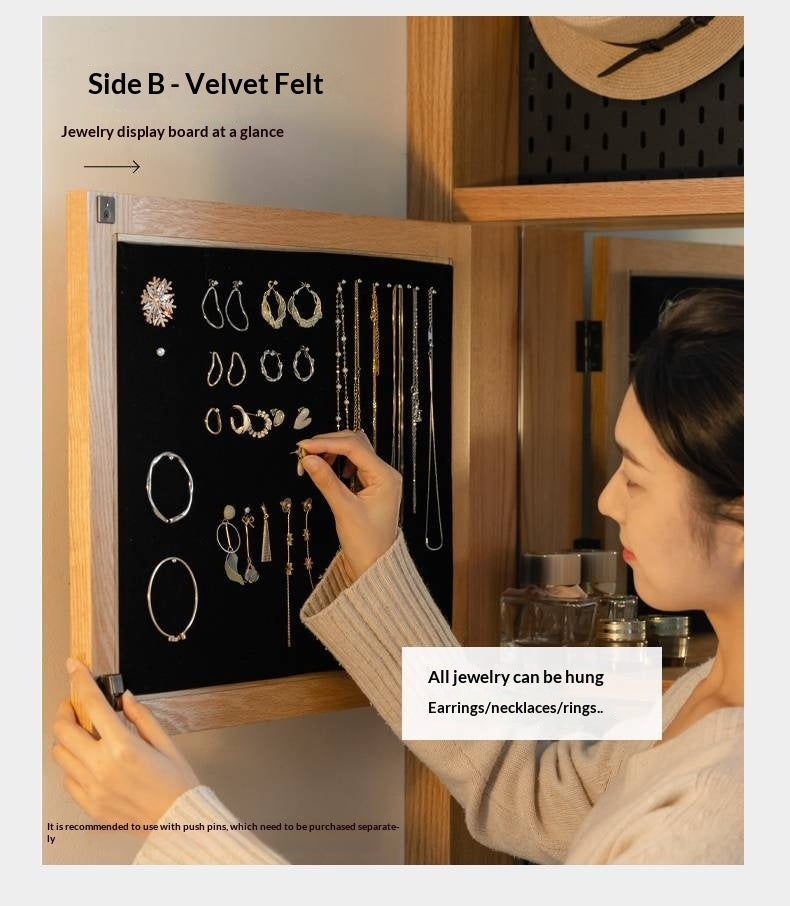 Oak, Cherry Solid Wood Corner Wardrobe