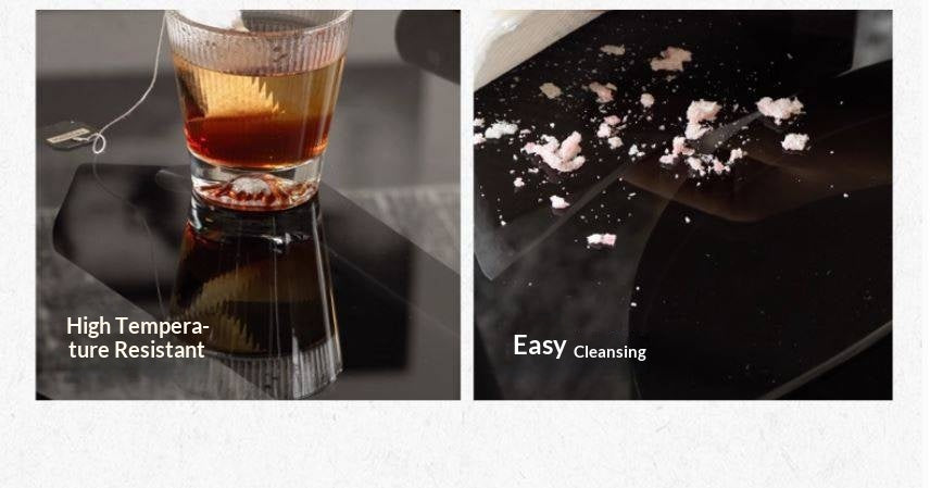 Ash Solid Wood Italian Light Luxury Round Glass Table