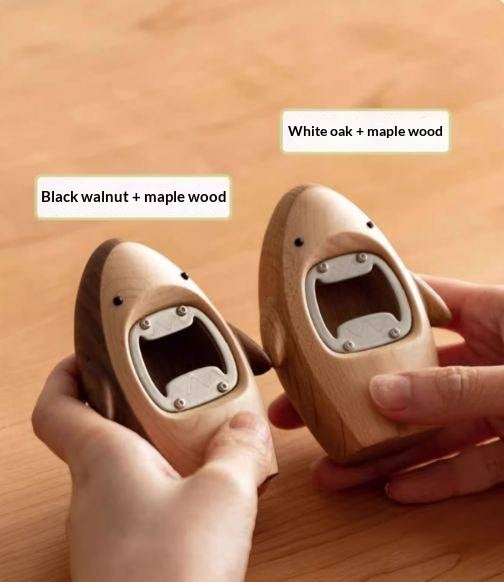 White Oak, Black Walnut, Beech, Maple Solid Wood Beer Bottle Opener