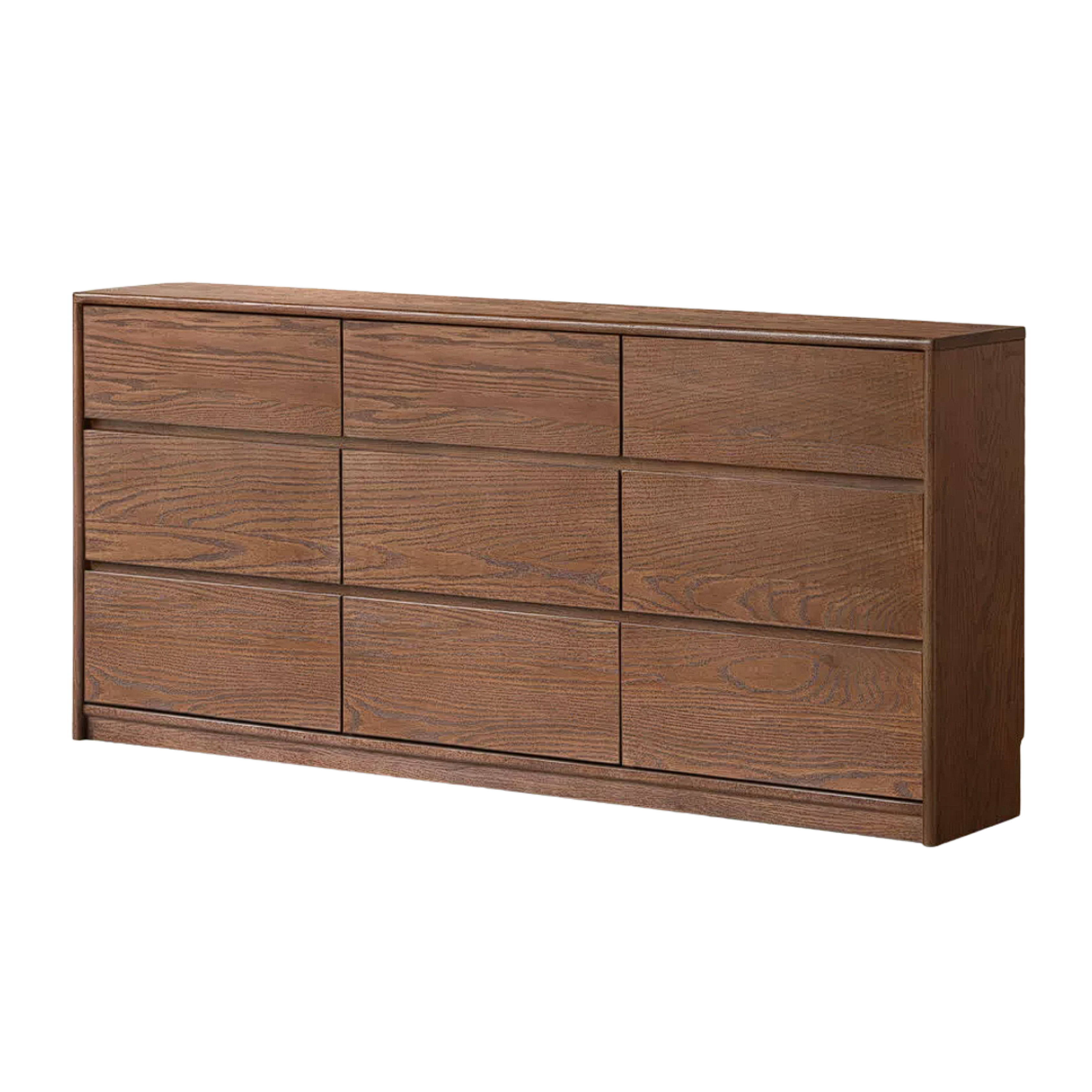 Oak Solid Wood Modern Drawer Cabinet