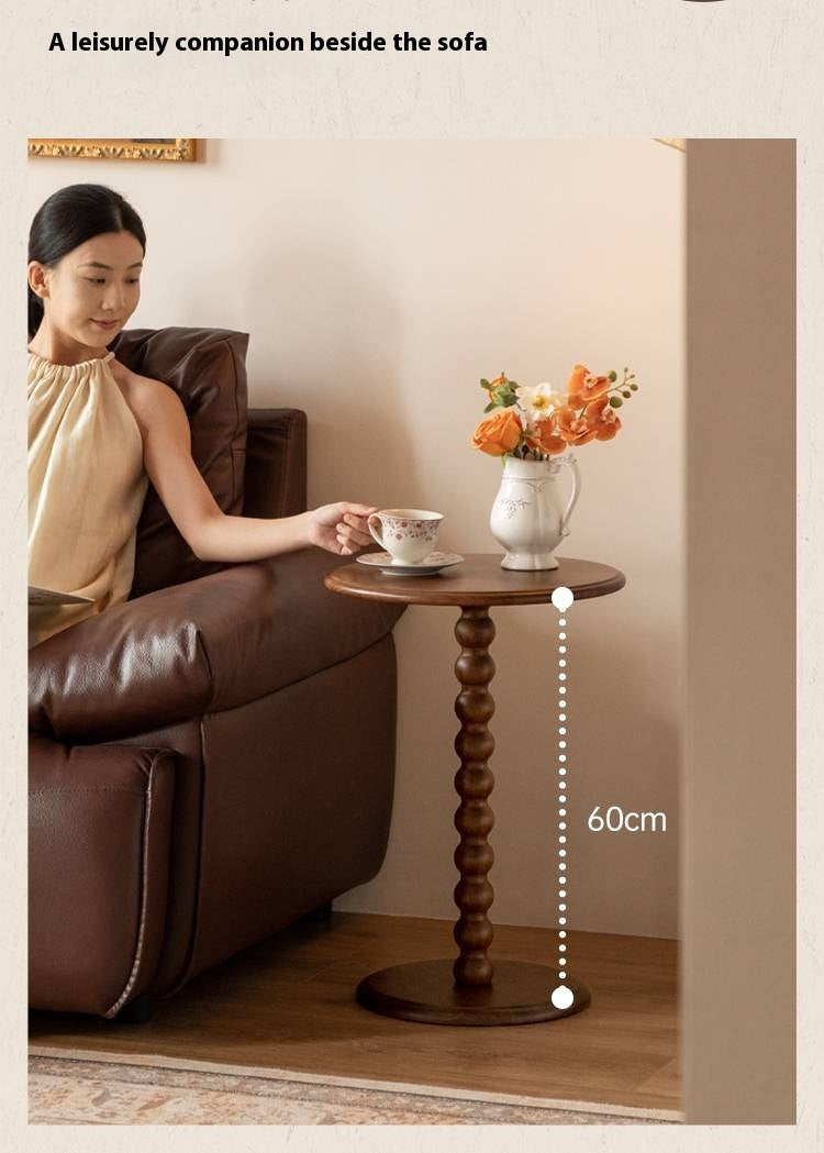 Black Walnut Solid Wood American Retro Style Side Table