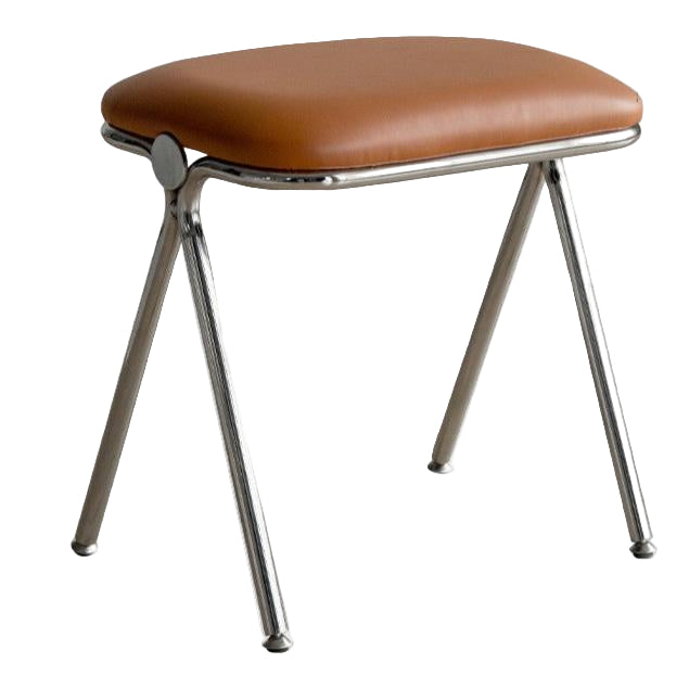 Organic Leather Soft Package Makeup Stool