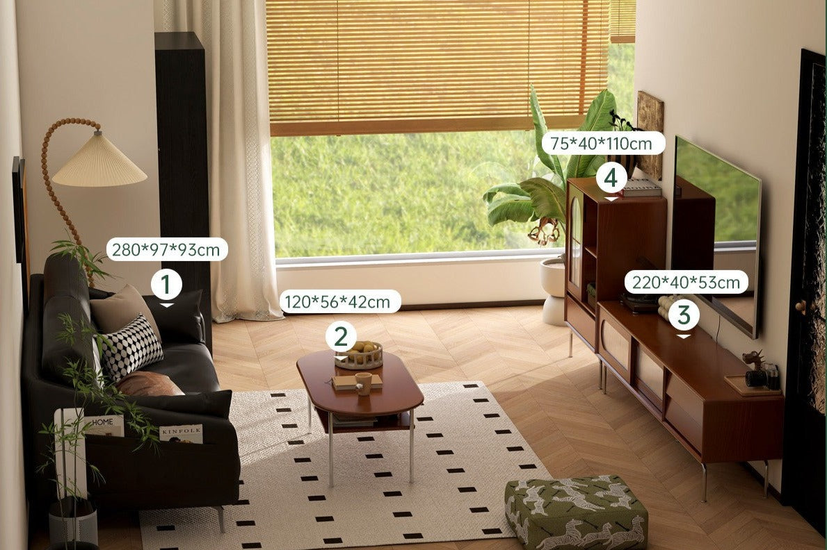 Living room furniture set First layer cowhide sofa living room middle-aged style