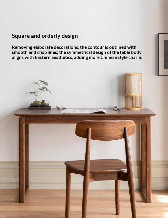 Black Walnut Solid Wood Writing Desk