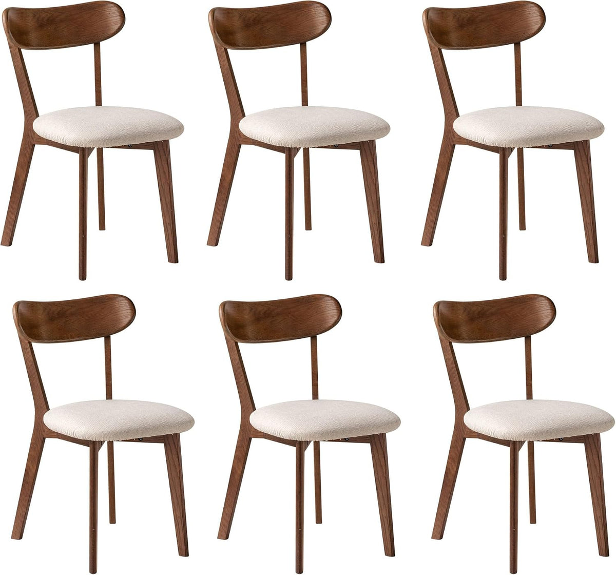 Oak Solid Wood Upholstered Dining Chair