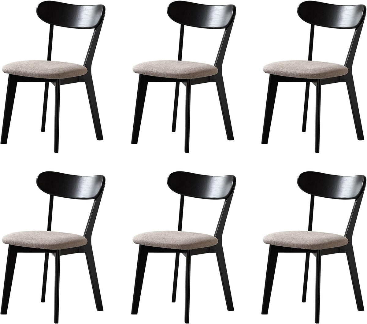 Oak Solid Wood Upholstered Dining Chair