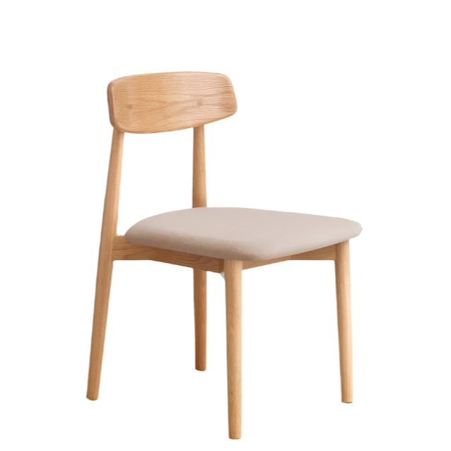 4 pcs set - Black Walnut, White Ash, Ach, Oak, Cherry, Solid RubberWood Dining Chair