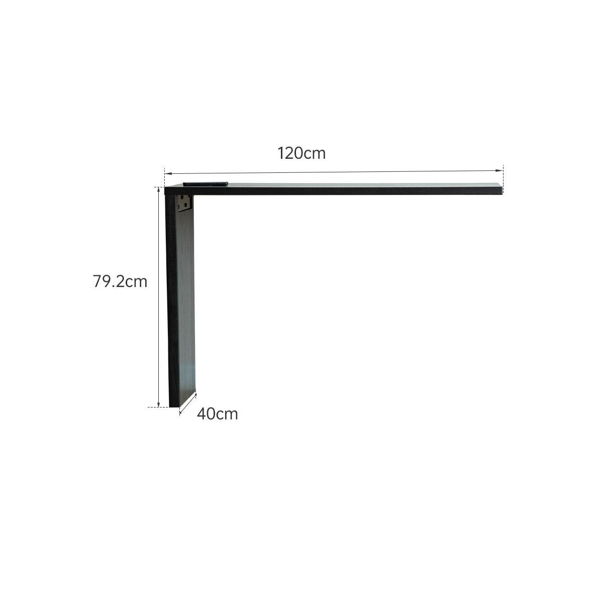 Oak Solid Wood Chest of Drawers Retro Black