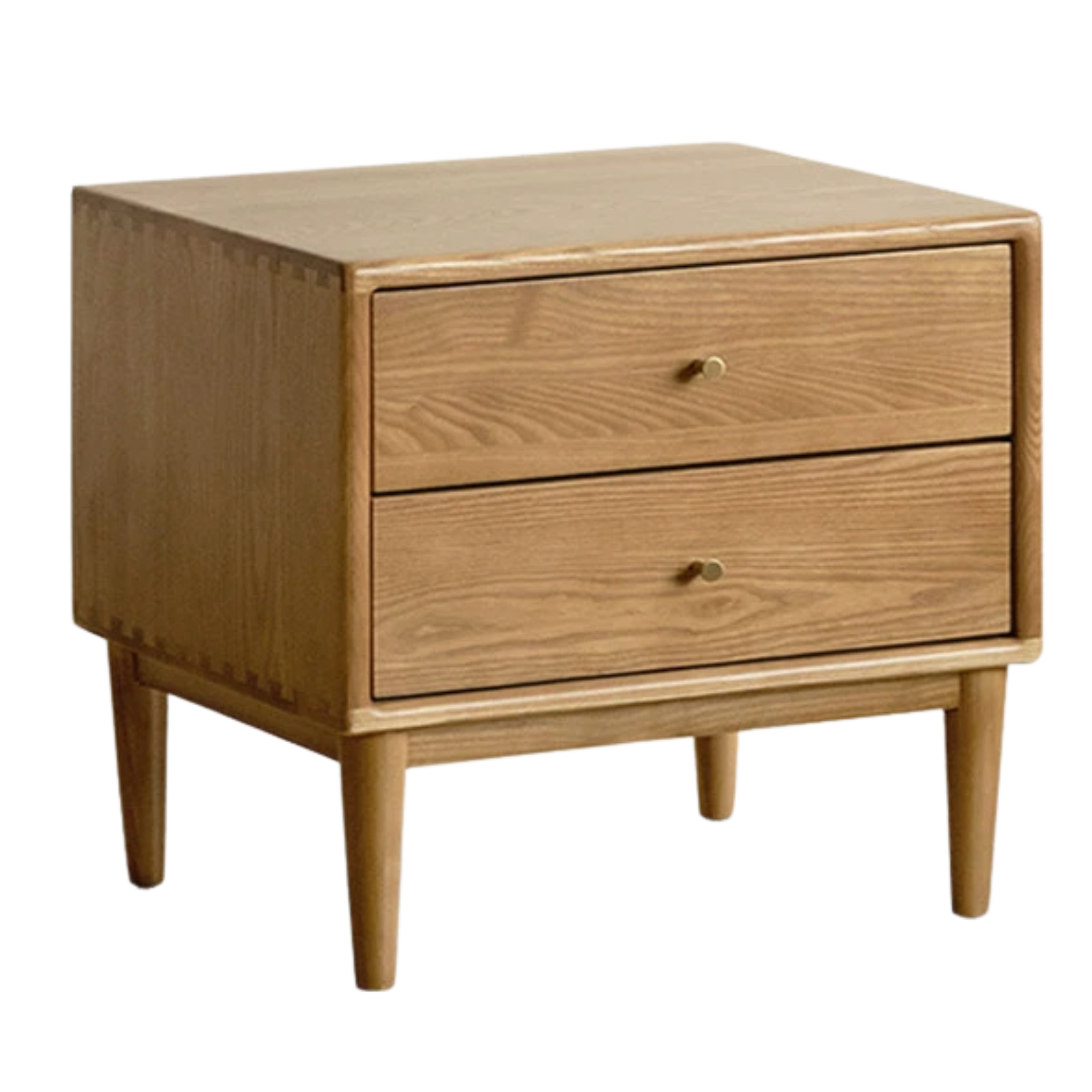 South American Walnut, Black Walnut, Cherry, Ash Solid Wood Nightstand.