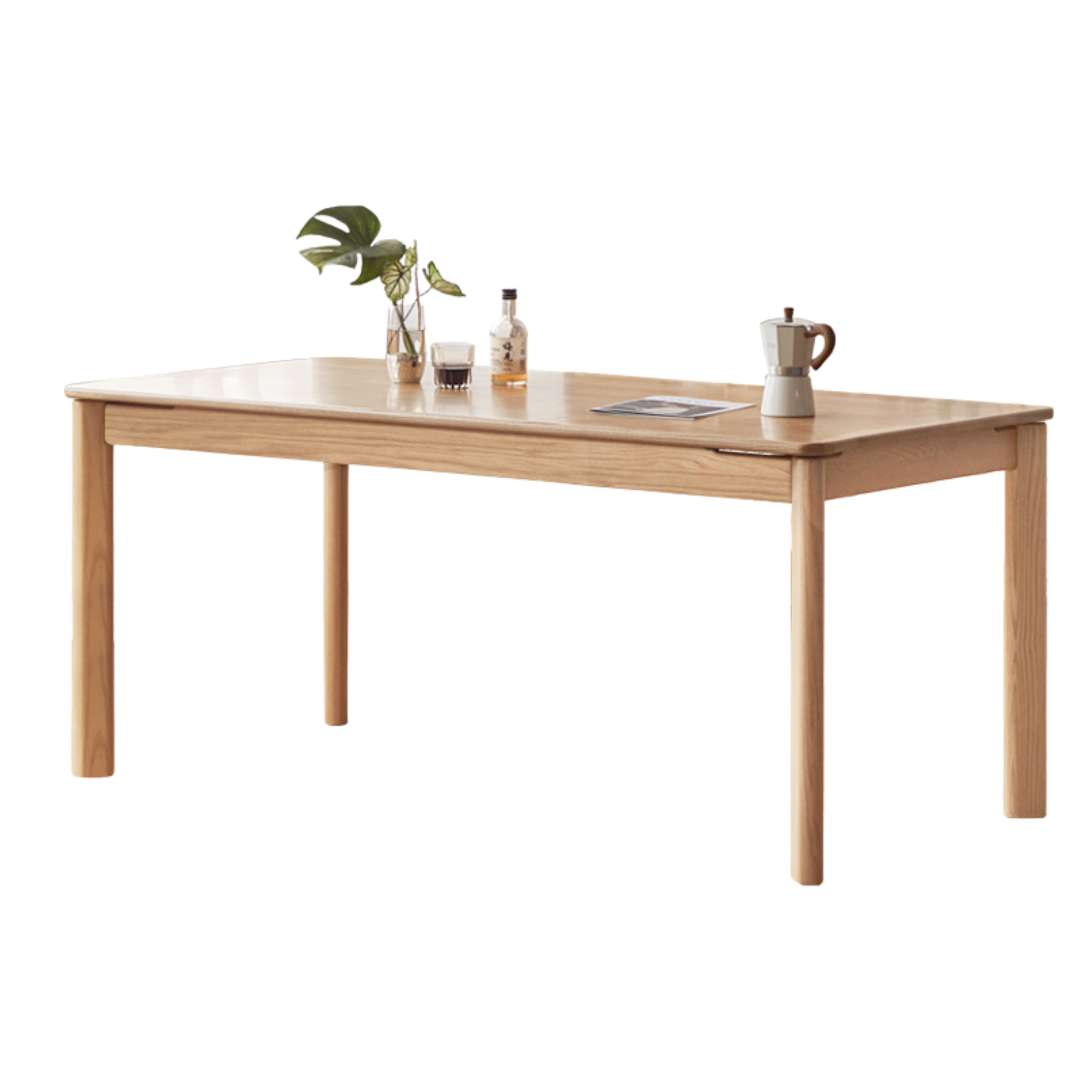 Ash, Oak Solid Wood Long Dining Table