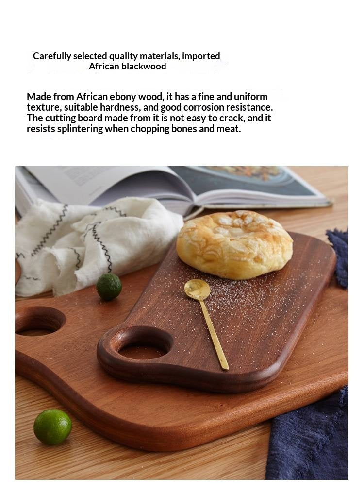 Ebony Solid Wood Nordic Kitchen Cutting Board