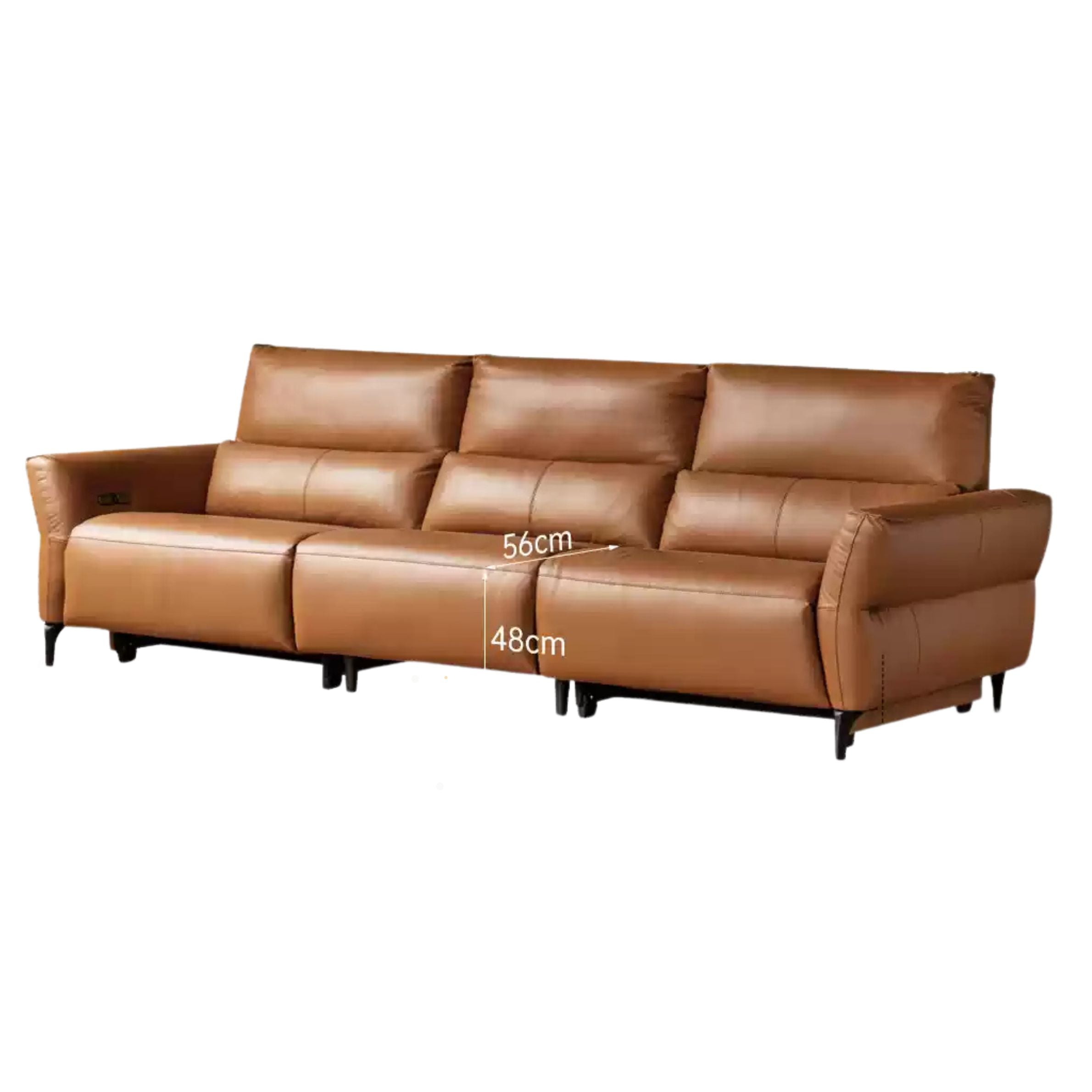 Genuine Leather Electric high back Sofa
