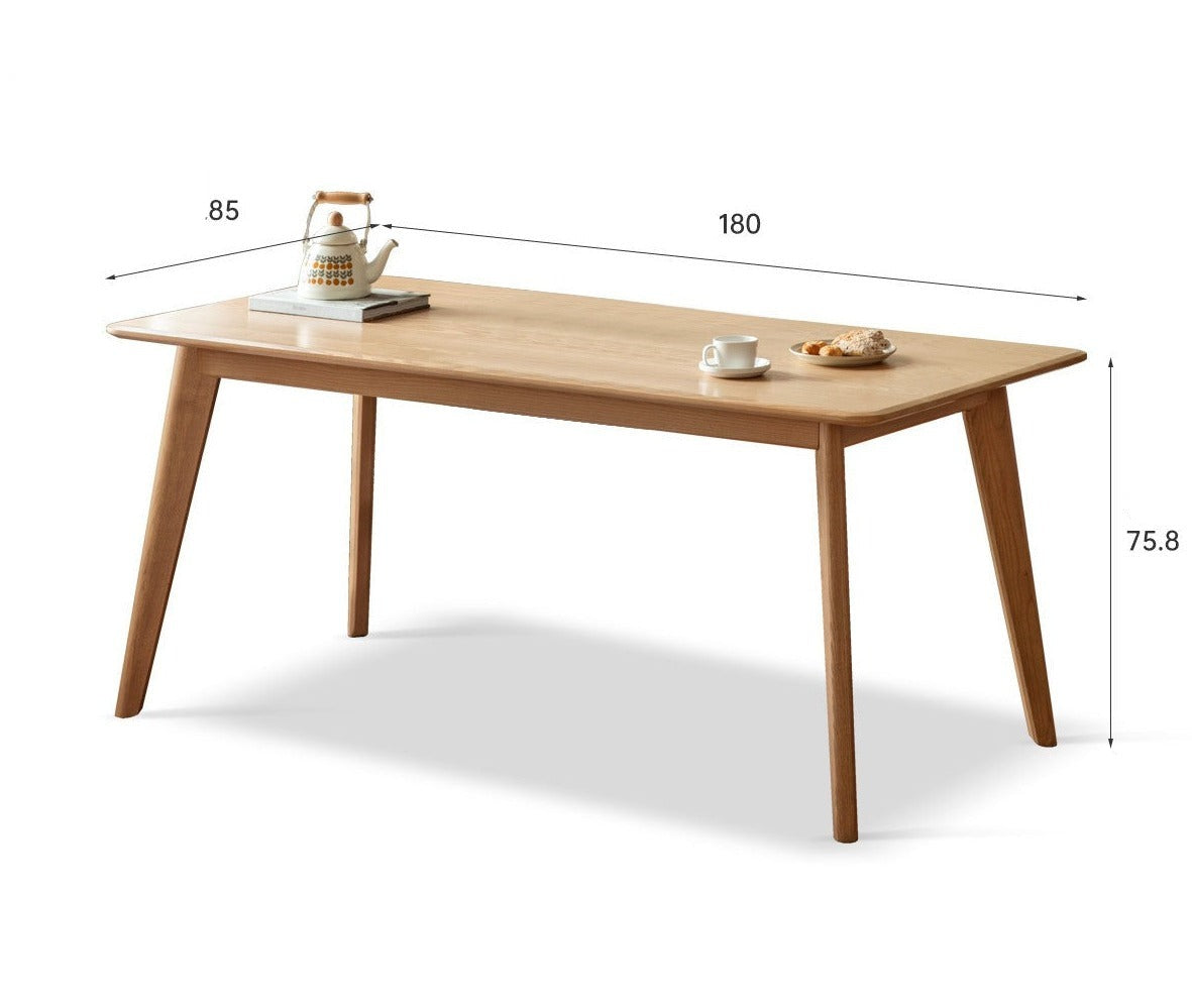 Oak, Ash Solid wood dining table "