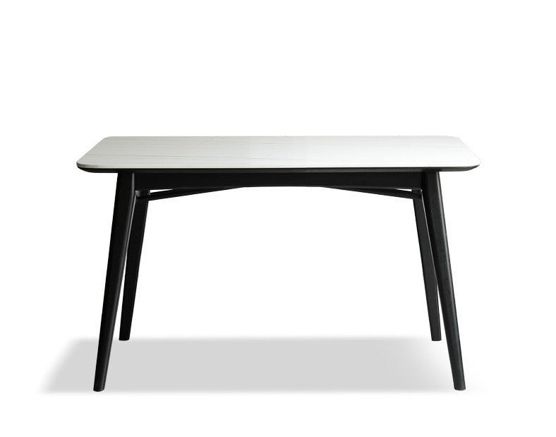 Oak Solid Wood Slate Luxury Dining Table