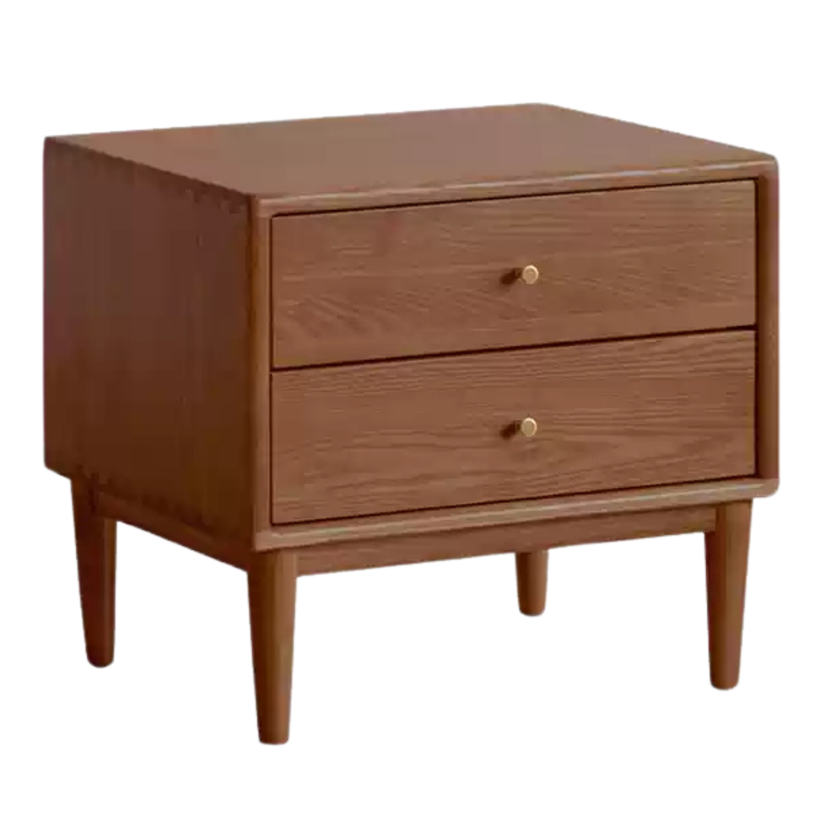 South American Walnut, Black Walnut, Cherry, Ash Solid Wood Nightstand.