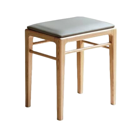 Ash Solid Wood Nordic Soft Makeup Stool