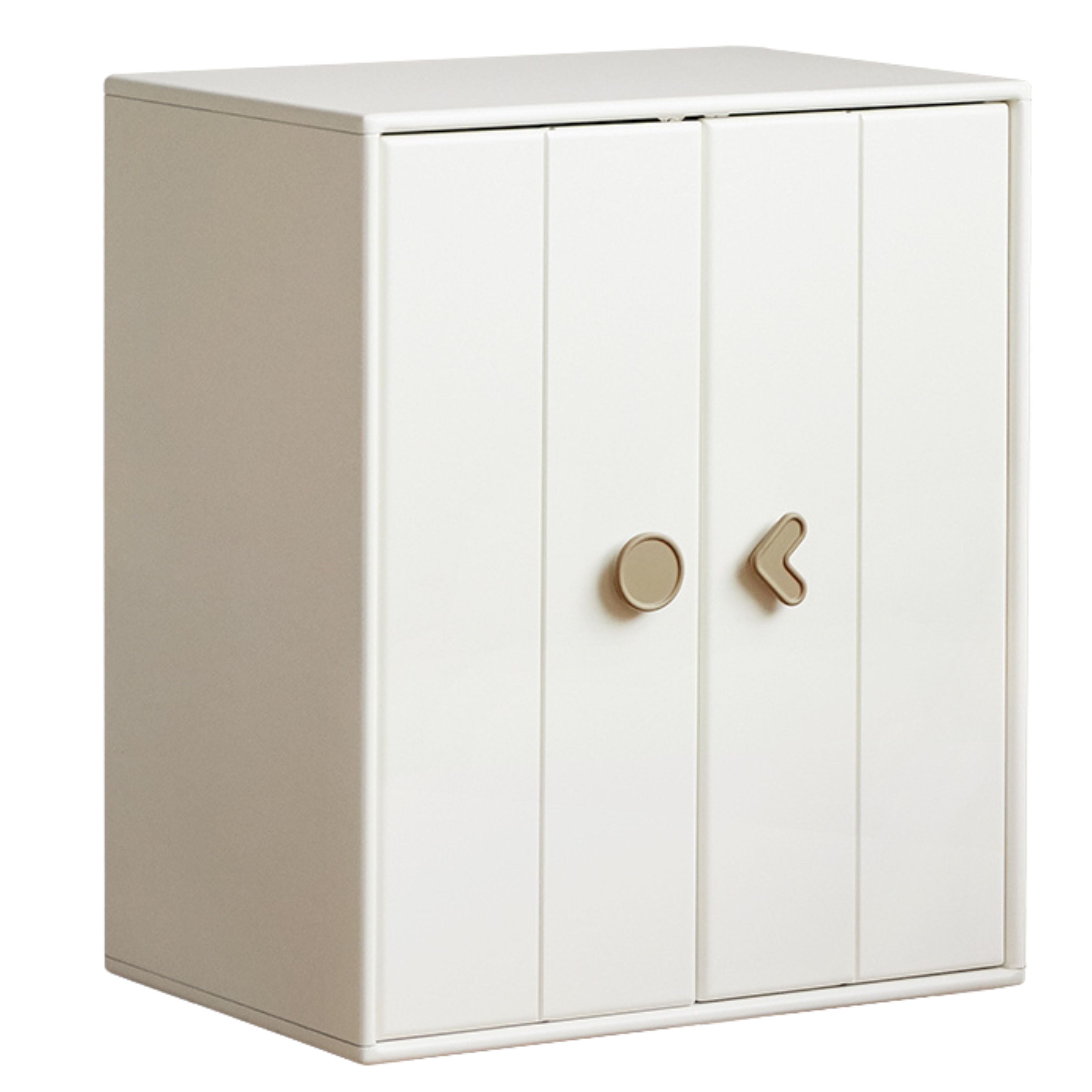 Beech, Rubber Solid Wood Children's Wardrobe,Combination Storage Cabinet