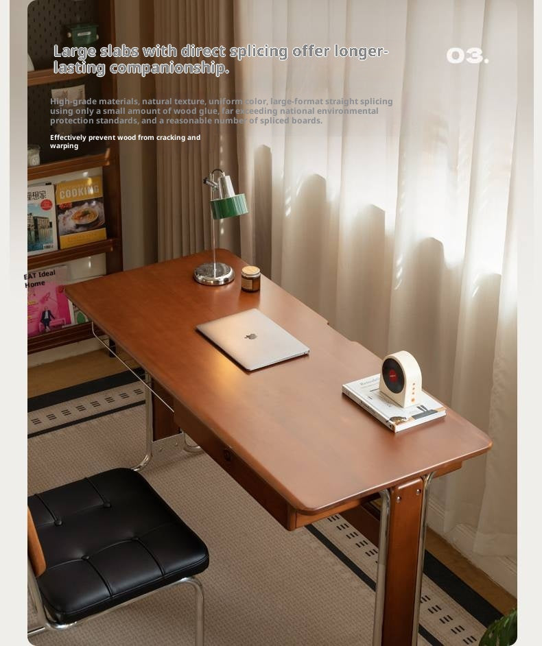 Poplar Solid Wood Bauhaus Style Office Desk