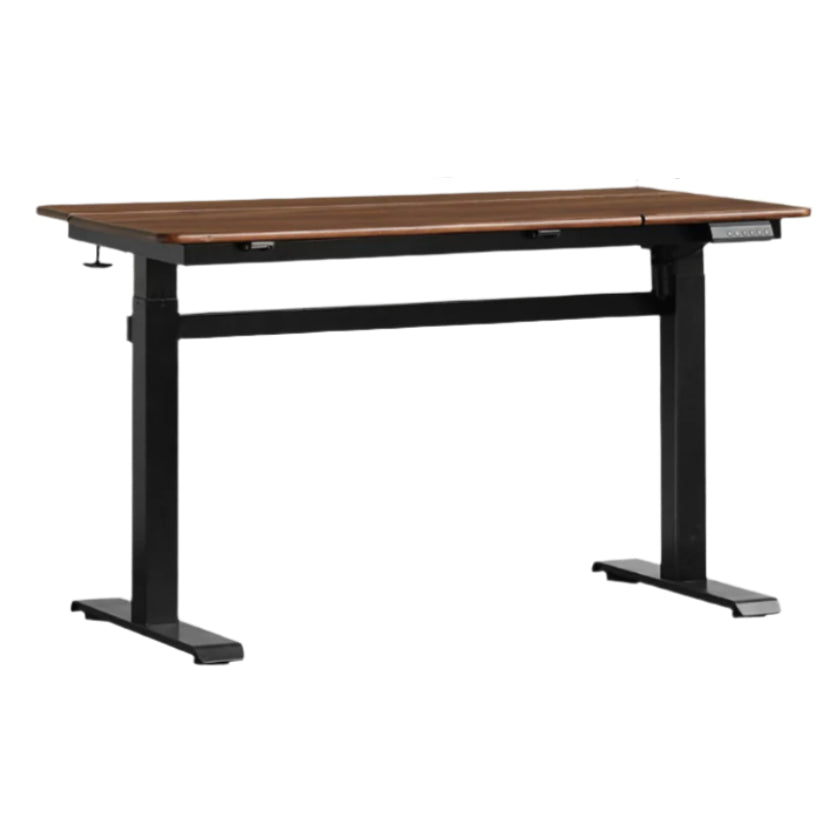 Black Walnut, Oak Solid Wood Light Luxury Style Electric Lift Table.