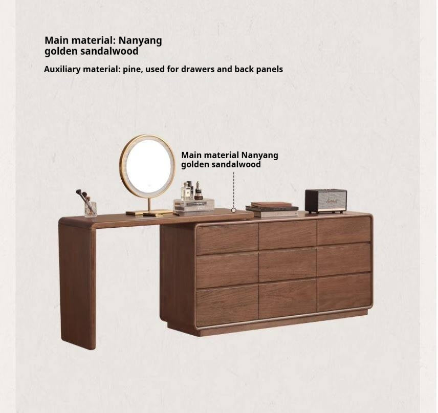Sandalwood Solid Wood Modern Dressing Table